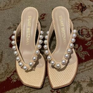 Pearl heeled sandals